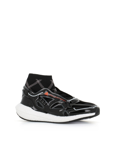 Shop Adidas By Stella Mccartney High Sneakers Asmc Ultraboost 22 Elevante In Black