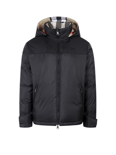 Burberry Kids Reversible Check Puffer Jacket