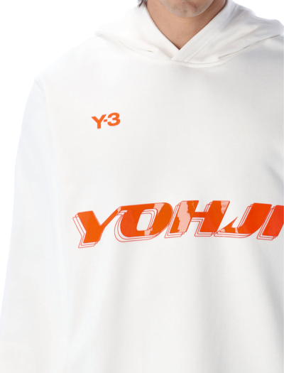 Shop Y-3 Yohji Hoddie In White