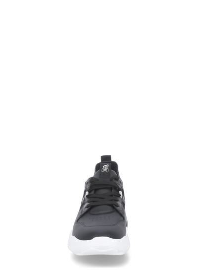 Hogan Interaction Sneakers In Leather In Black