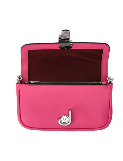 Shop Marc Jacobs The Mini Shoulder Bag In Magenta