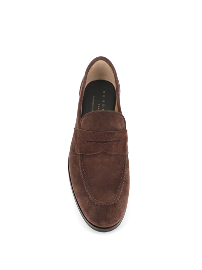 Shop Henderson Baracco Loafer 81410.s.0 In Espresso