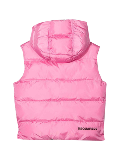 Shop Dsquared2 Pink Vest Unisex In Rosa