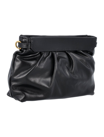 Shop Isabel Marant Miniluz Mini Clutch Bag In Nero