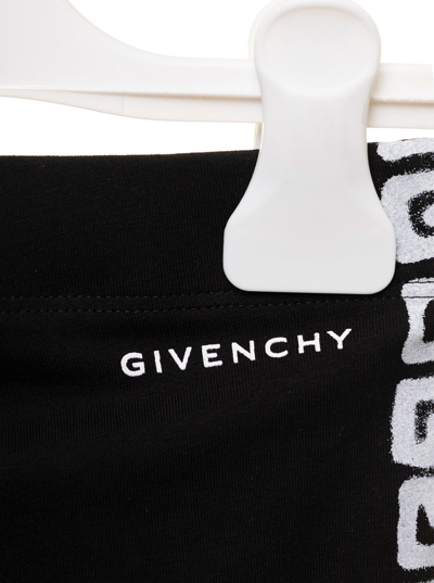 Givenchy x Chito Girl's Blurred-Print Leggings, Size 4-6