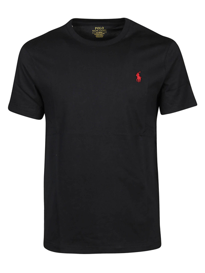 Shop Polo Ralph Lauren Short Sleeve T-shirt In Black
