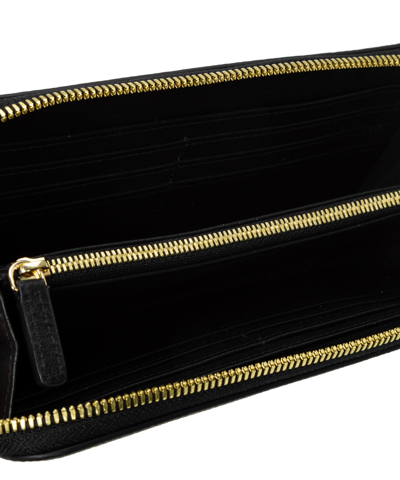 Shop Emporio Armani Myea Leather Wallet In Black