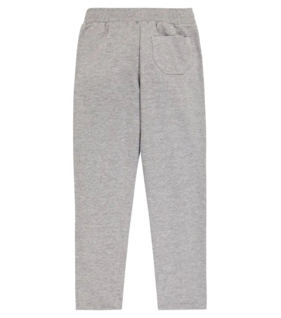 Shop Golden Goose Trousers With Logo In Gray