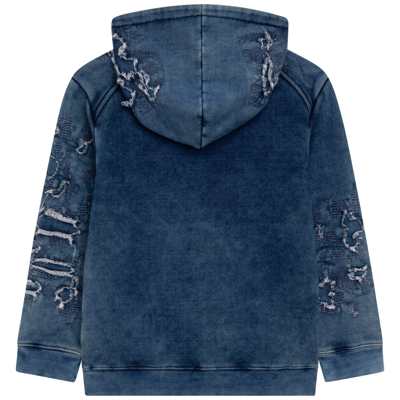 Shop Givenchy Sweatshirt With Print In Denim