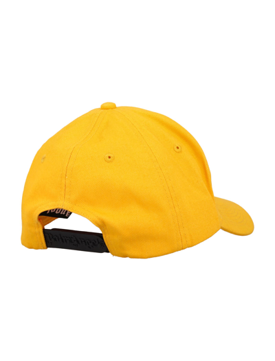 Shop Palm Angels Classic Logo Cap In Yellow