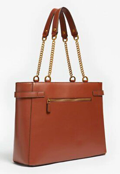 Pre-owned Guess Zadie Vb841523 Bag Shopper Bag Whiskey