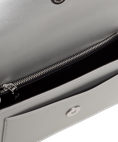 Pre-owned Moschino Love  Shoulder Bag Women Jc4096pp1flm0902 Silver Small Handbag