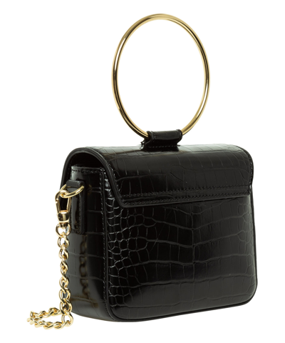 Pre-owned Moschino Love  Handbags Women Jc4072pp1flf0000 Black Small Lined Interior Bag