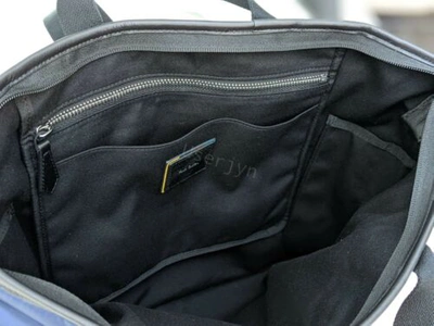 Pre-owned Paul Smith Bag - Bright Stripe Navy Convertible Tote & Backpack Rrp: £395