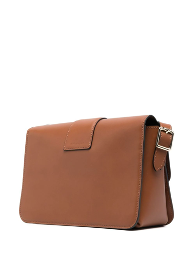 Shop Longchamp Box-trot Crossbody Bag In Brown