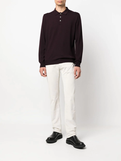 Jacob Cohen Mid-rise Straight-leg Chinos In Nude