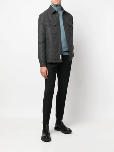 Pt Torino Pt01 Virgin Wool Tailored Pants In Schwarz