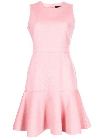 Shop Paule Ka Flared Shift Dress In Pink