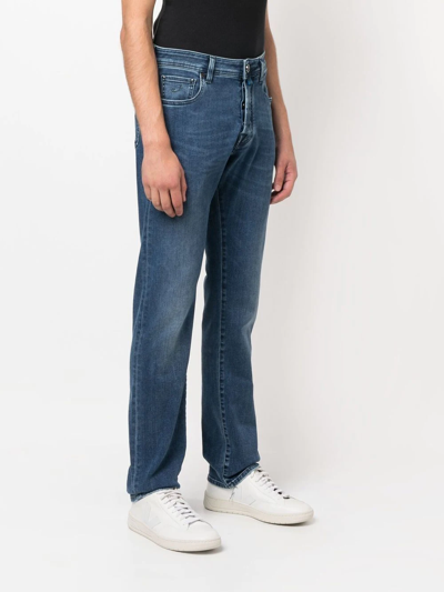 Shop Jacob Cohen Slim-fit Straight Leg Jeans In 338d