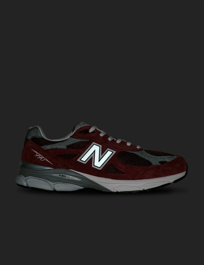Shop New Balance Made In Usa 990v3 In Red