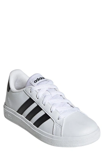 Shop Adidas Originals Grand Court 2.0 Sneaker In Ftwr White/ Core Black