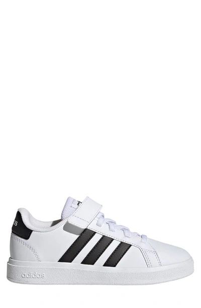 Shop Adidas Originals Grand Court 2.0 Sneaker In Ftwr White/ Core Black