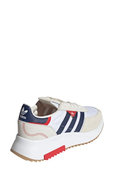 Adidas Originals Retropy F2 Sneakers In White And Dark Blue In  White/blue/red | ModeSens