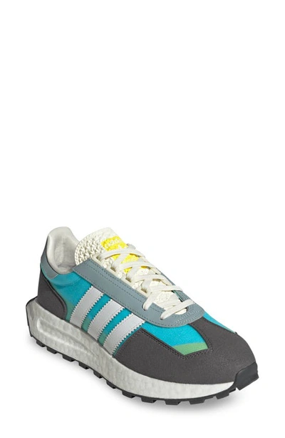 Shop Adidas Originals Retropy E5 Sneaker In Grey/ White/ Bliss Blue