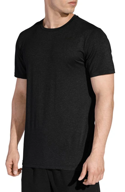 Shop Nike Dri-fit Static Training T-shirt In Black/ Metallic Hematite
