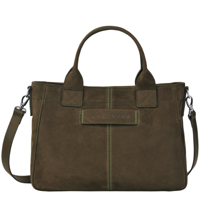 Longchamp Top Handle Bag S 3d In Kaki | ModeSens