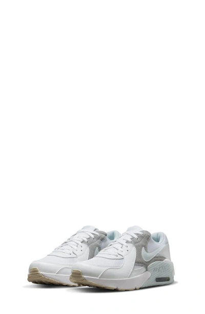 Nike Kids' Air Max Excee Gs Sneaker In White/aura/light Orewood  Brown/metallic Silver | ModeSens