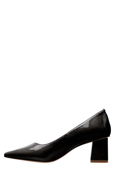 Shop Linea Paolo Bilson Pointed Toe Pump In Black Patent