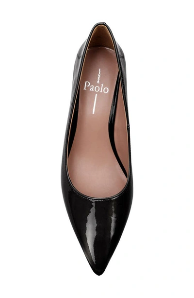 Shop Linea Paolo Bilson Pointed Toe Pump In Black Patent