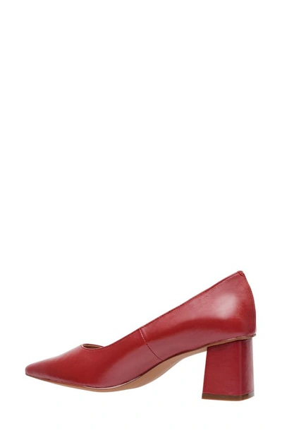 Shop Linea Paolo Bilson Pointed Toe Pump In Red Nappa