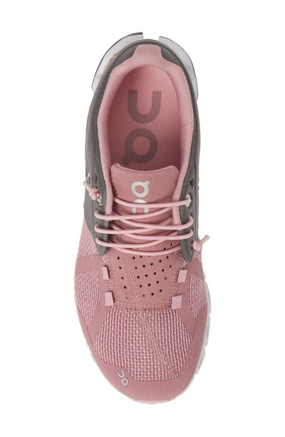 Shop On Cloud Running Shoe In Charcoal/ Rose