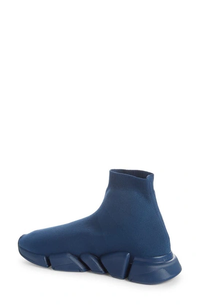 Shop Balenciaga Speed 2.0 Lt Sock Sneaker In Navy