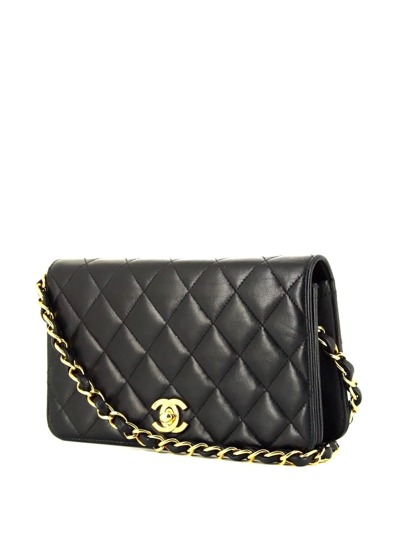 Pre-owned Chanel 2005 Mademoiselle Crossbody Bag In Black