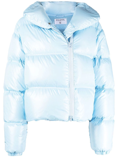 Shop Filippa-k Soft Sport Padded Down Jacket In Blue