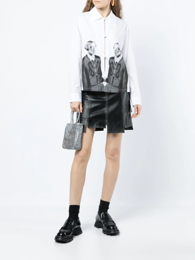 Shop Opening Ceremony Graphic-print Cotton Shirt In White