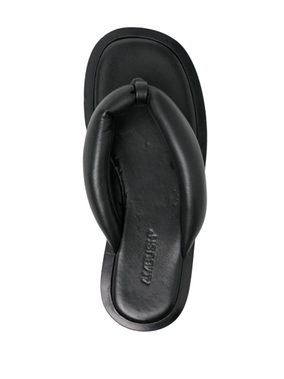 Shop Ambush Padded-strap Flip Flops In Black