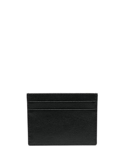 Shop Palm Angels Gothic Logo-print Cardholder In Black