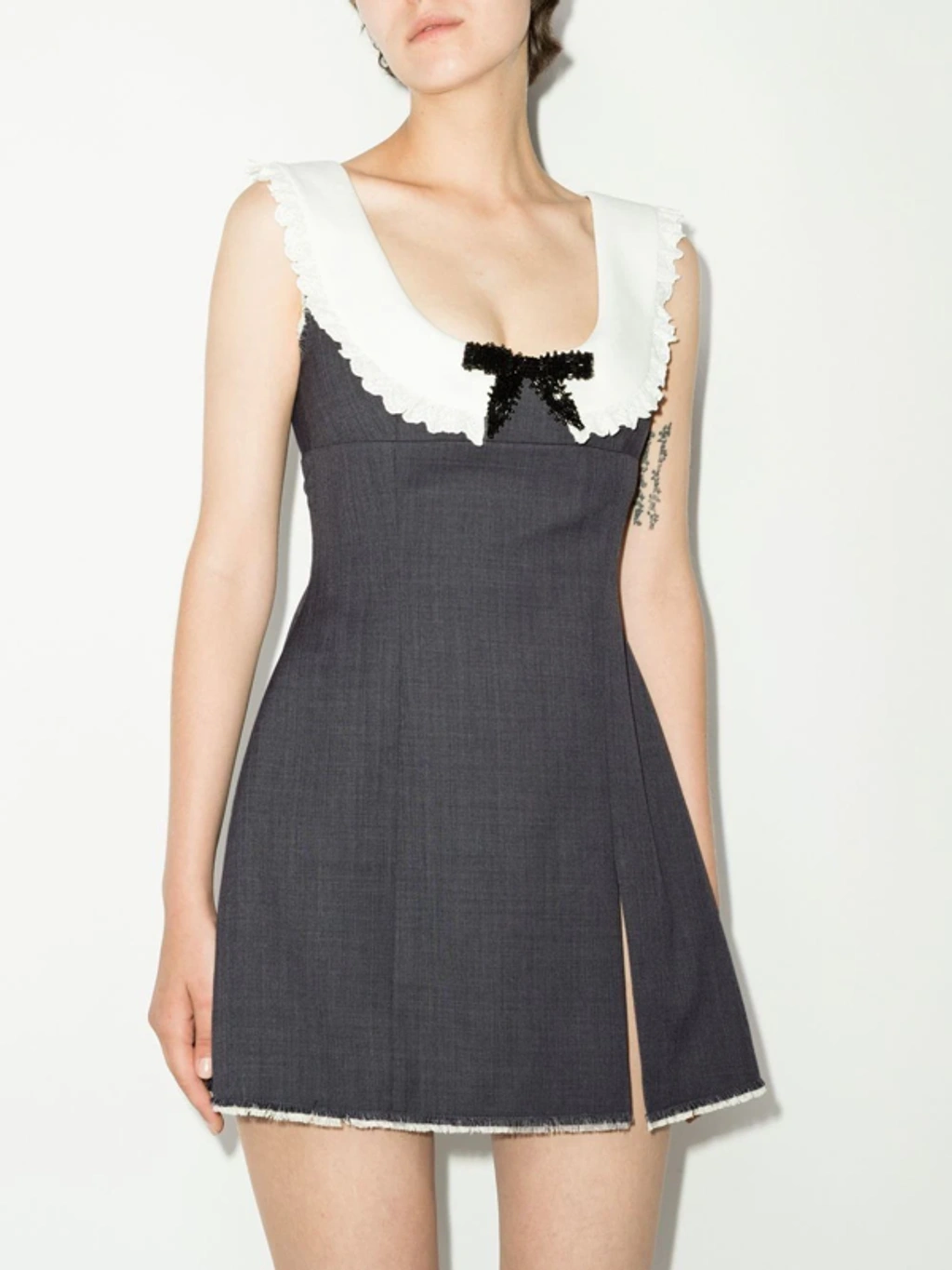 【関税込み】Shushu/Tong グレー Bow-Tie ブラ SHUSHU/TONG Grey Bow-Detail Dress Shushu/Tong