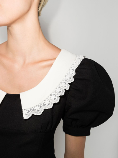 Shushu-tong Bubble Sleeve Shirt In Black