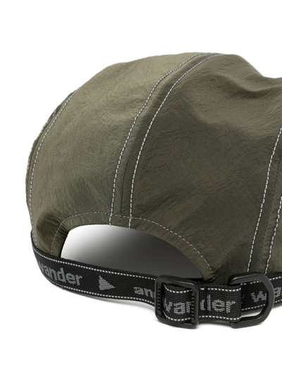 Shop And Wander Jacquard-tape Cap In Green