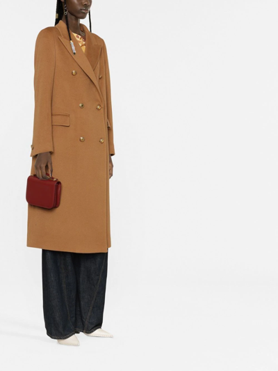 Tagliatore Jole Double-breasted Trench Coat In Brown