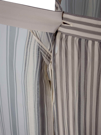 Shop Brunello Cucinelli High Waist Maxi Skirt In Bianco