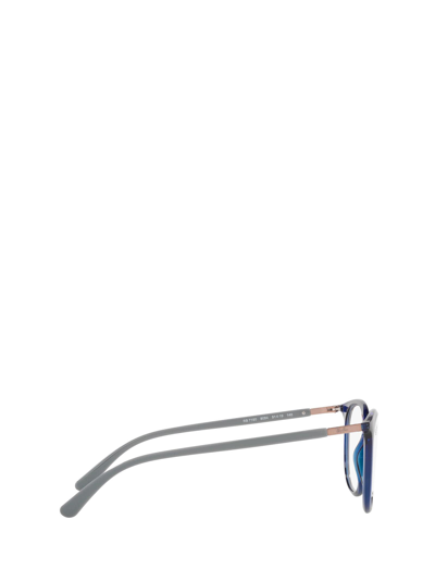 Shop Ray Ban Rx7190 Transparent Blue Glasses