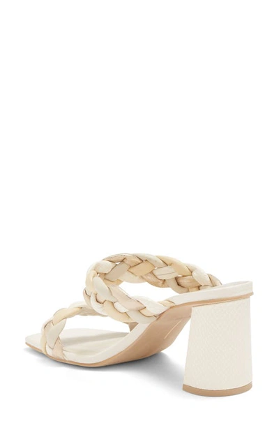 Shop Dolce Vita Paily Braided Heeled Sandal In Ivory Multi Stella