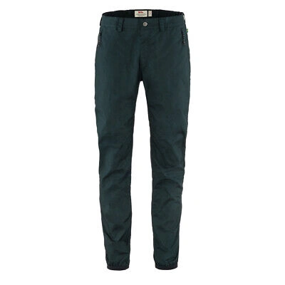 Pre-owned Fjall Raven Fjallraven Vardag Trousers Regular Dark Navy