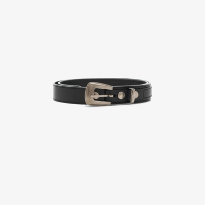 Shop Lemaire Black Western-style Leather Belt